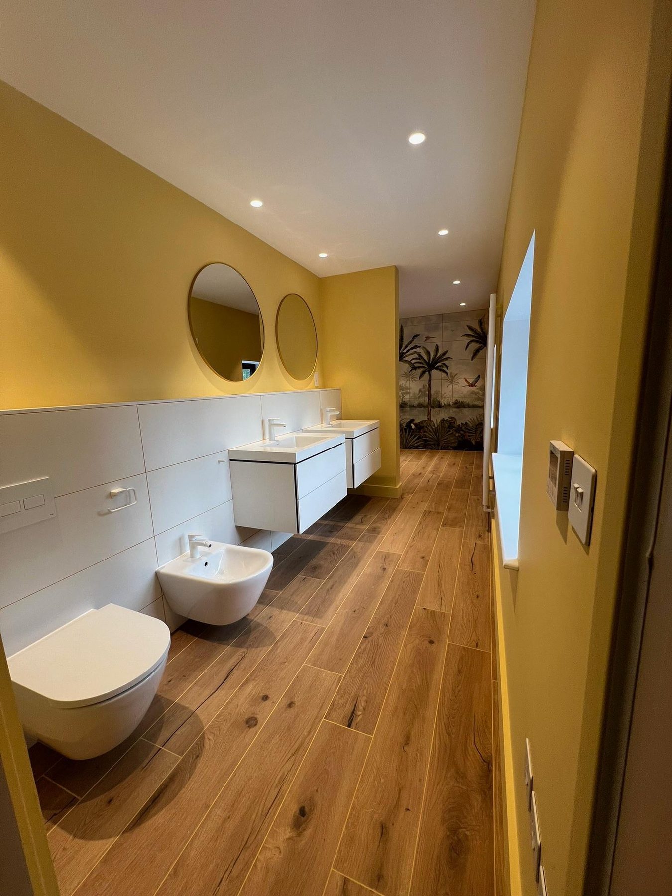 Vanity and wall-hung sanitaryware