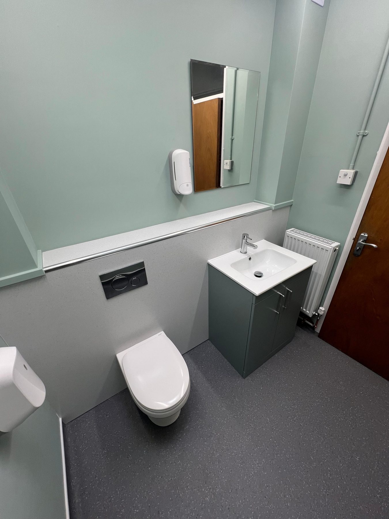 Staff toilet