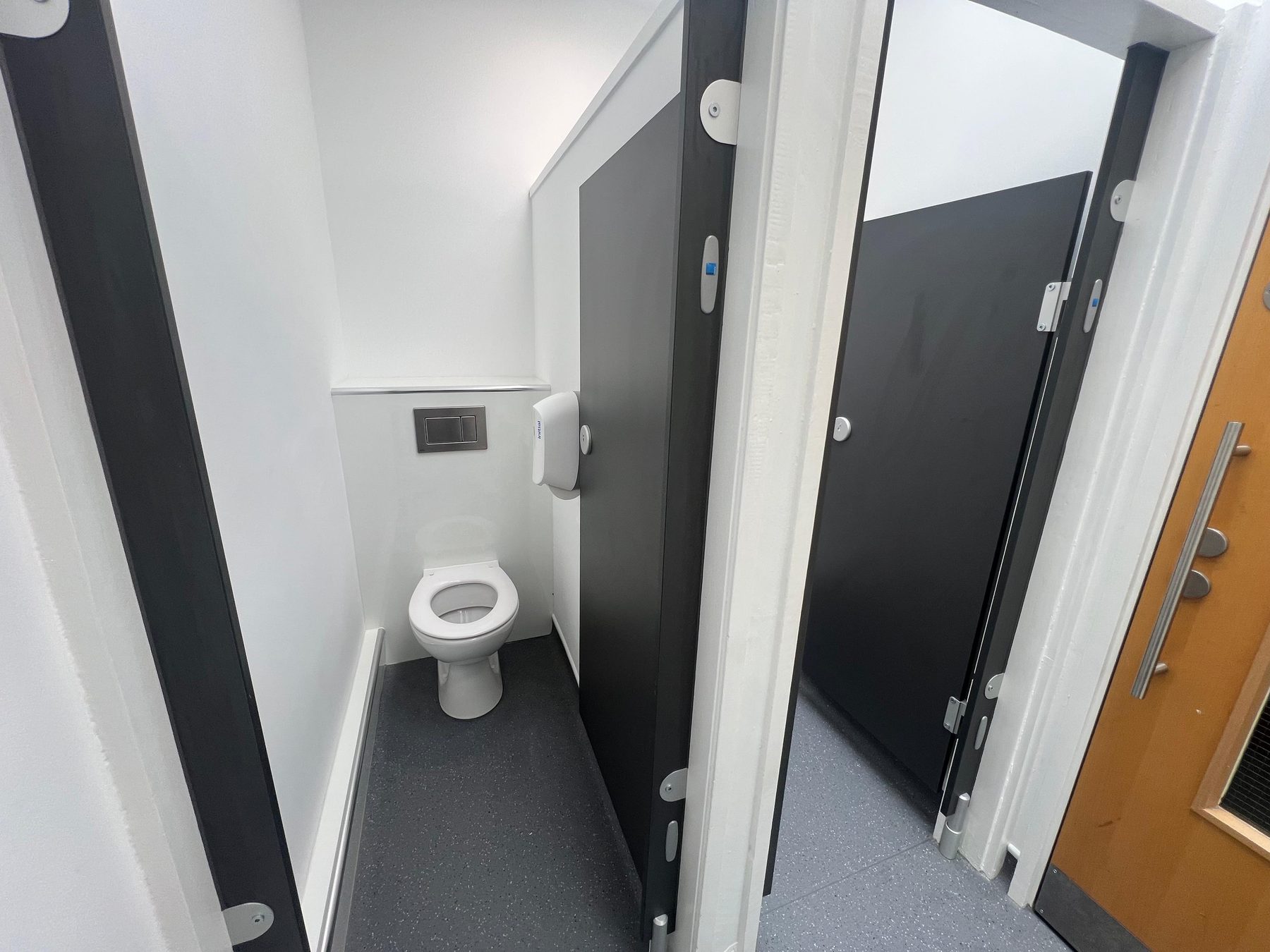Pupil toilet cubicles