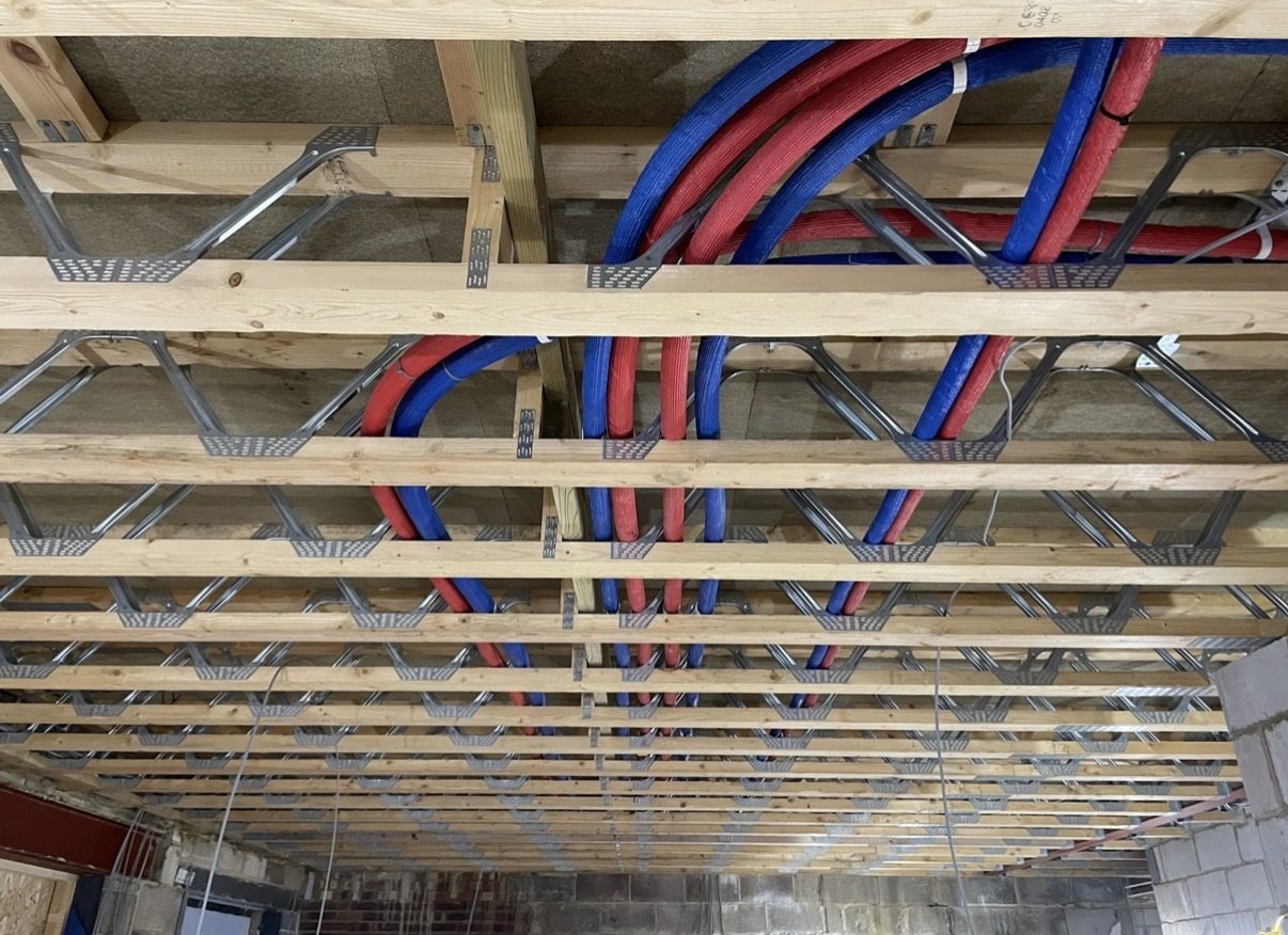 First-fix pipework
